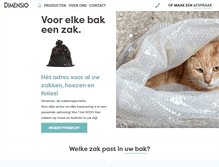 Tablet Screenshot of dimensio.nl