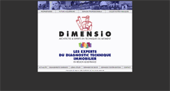 Desktop Screenshot of dimensio.fr